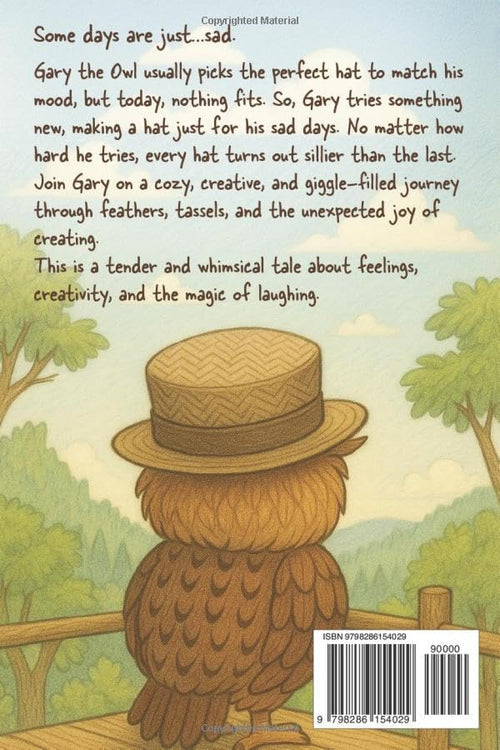 Gary The Owl: Sad Hat Day