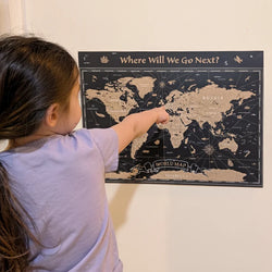 Worldly World Map - Follow Our Journey